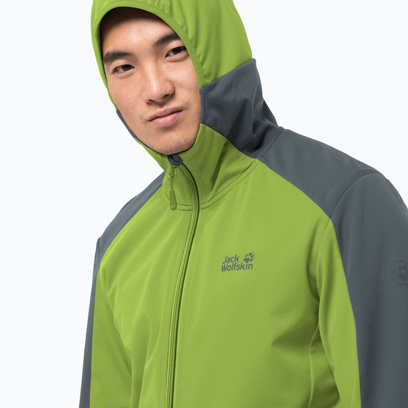 Jack Wolfskin Go Hike Herren Softshelljacke grün 1306921_4073 3