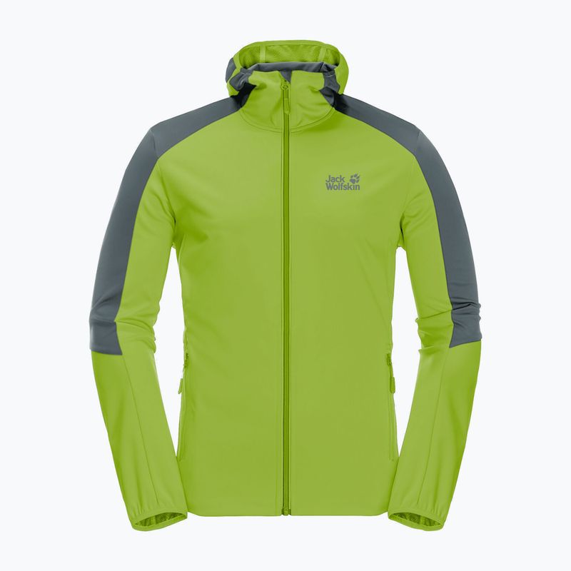 Jack Wolfskin Go Hike Herren Softshelljacke grün 1306921_4073 4
