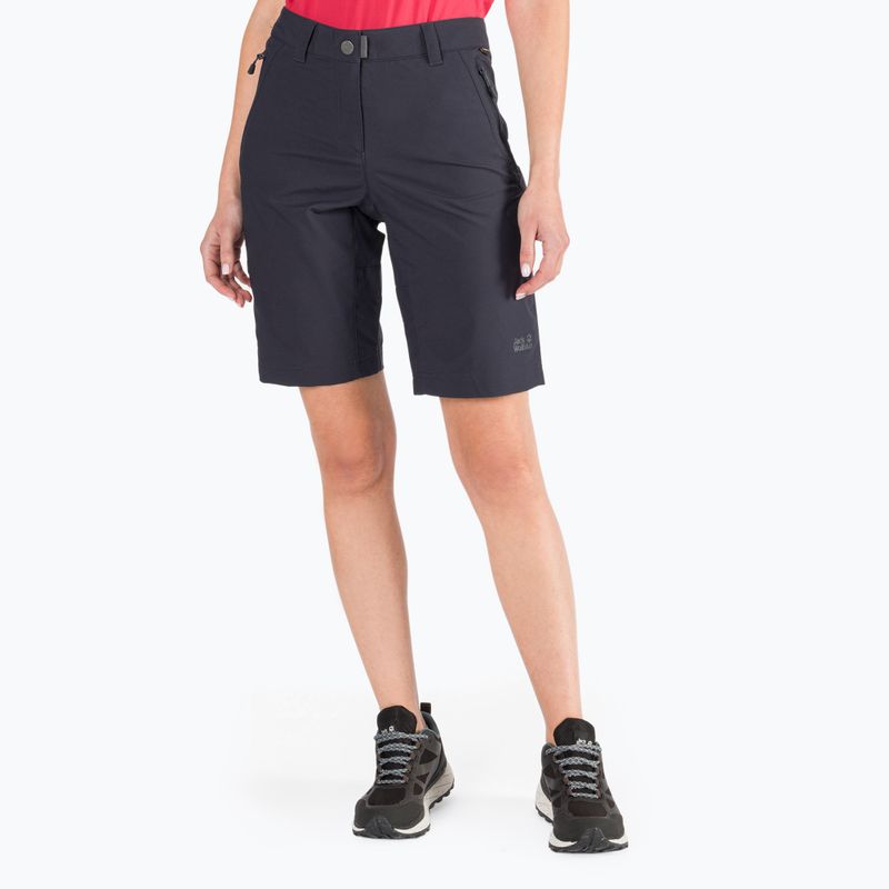 Jack Wolfskin Damen Activate Track Trekkingshorts grau 1503703_1388