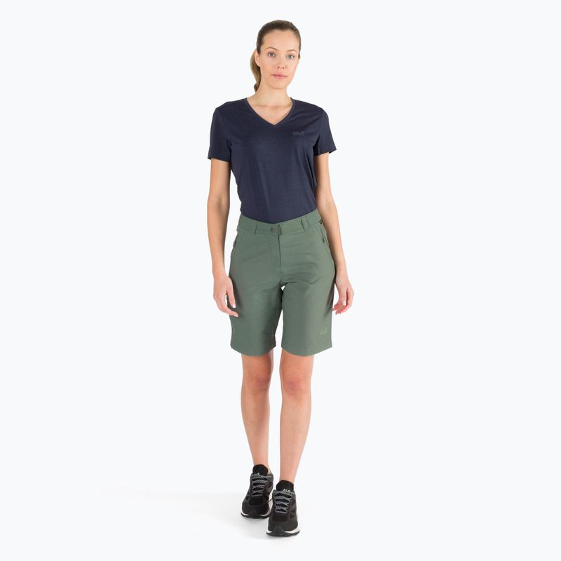 Jack Wolfskin Damen Activate Track Trekkingshorts grün 1503703_4311 2