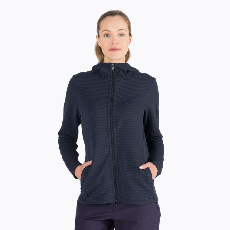 Jack Wolfskin Damen Modesto Fleece-Sweatshirt navy blau 1706253_1010