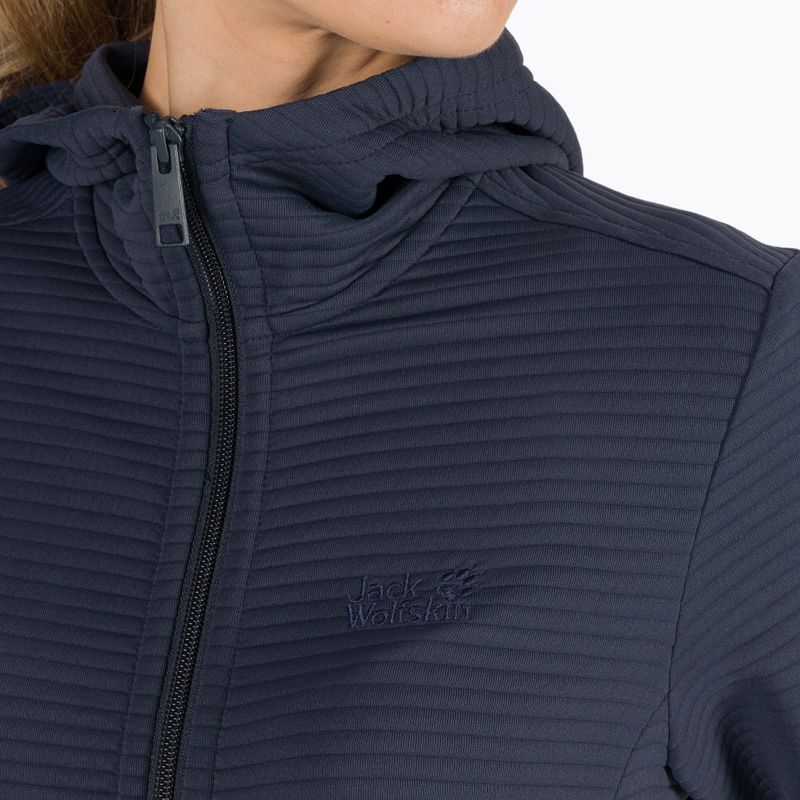Jack Wolfskin Damen Modesto Fleece-Sweatshirt navy blau 1706253_1010 5