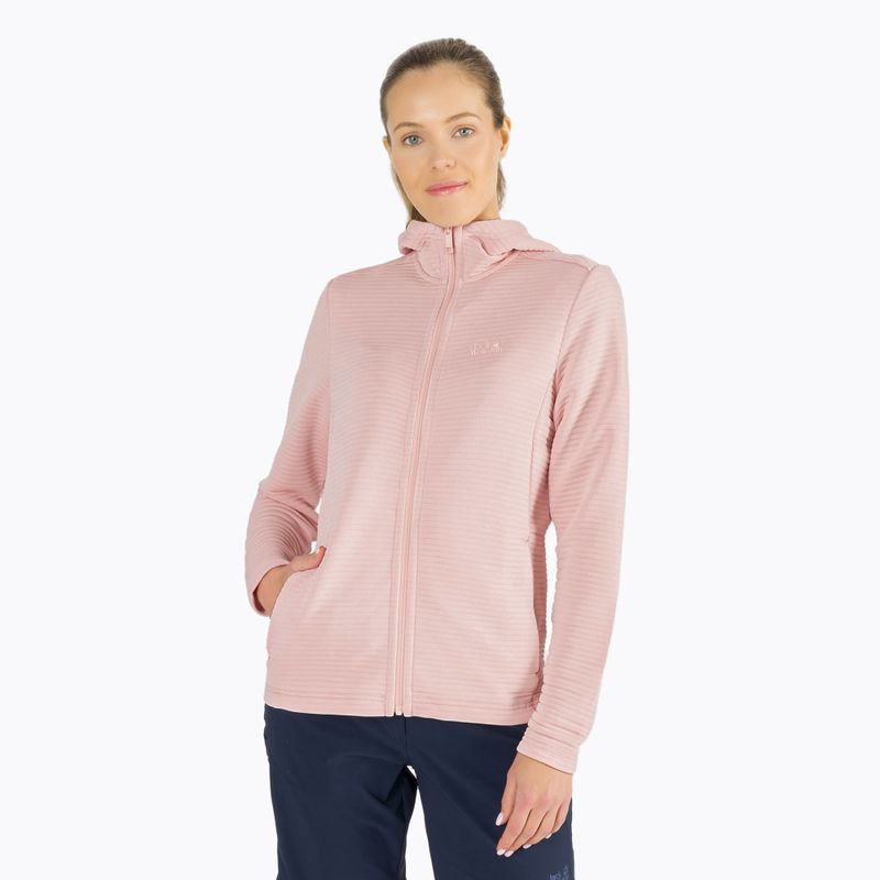 Jack Wolfskin Damen Modesto Fleece-Sweatshirt rosa 1706253_2157