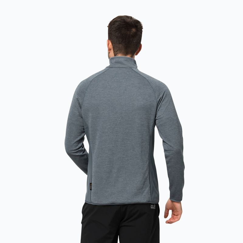 Jack Wolfskin Herren Active Tongari grau Fleece-Sweatshirt 1709472_6098 2