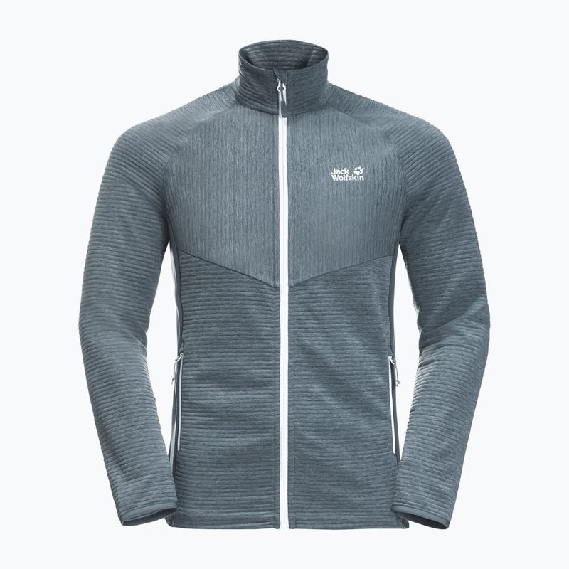 Jack Wolfskin Herren Active Tongari grau Fleece-Sweatshirt 1709472_6098 5