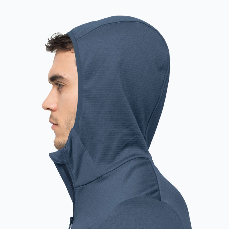 Jack Wolfskin Herren Hydro Grid Fleece-Sweatshirt navy blau 1710001_1383 4