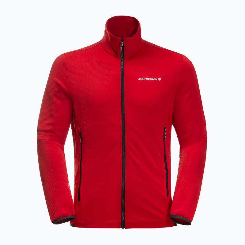 Jack Wolfskin Herren Fleece-Sweatshirt Dna rot 1710271_2206 4