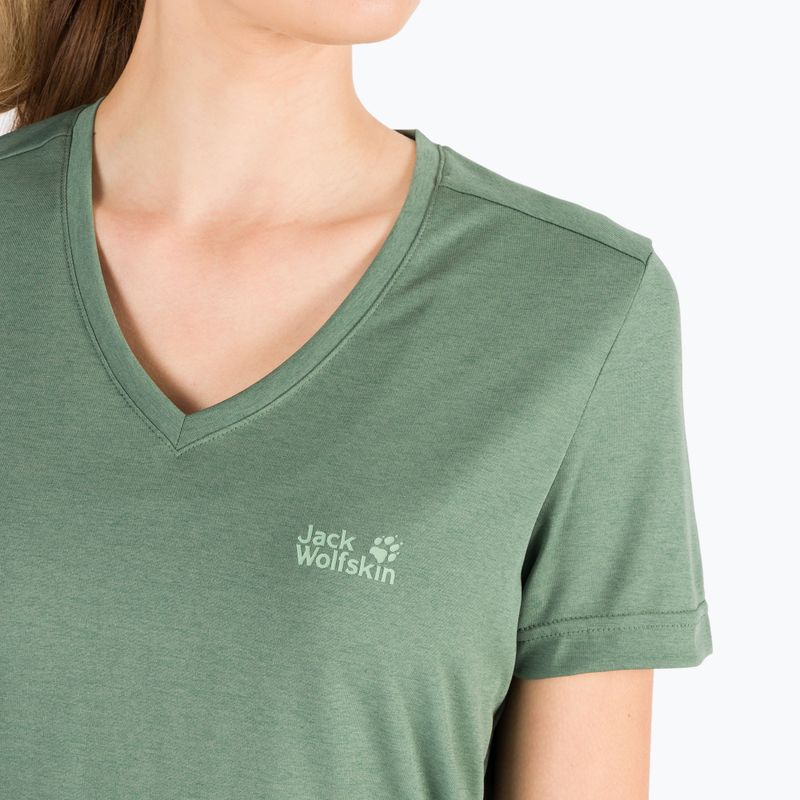 Jack Wolfskin Damen-Trekking-T-Shirt Crosstrail grün 1801692_4311 4