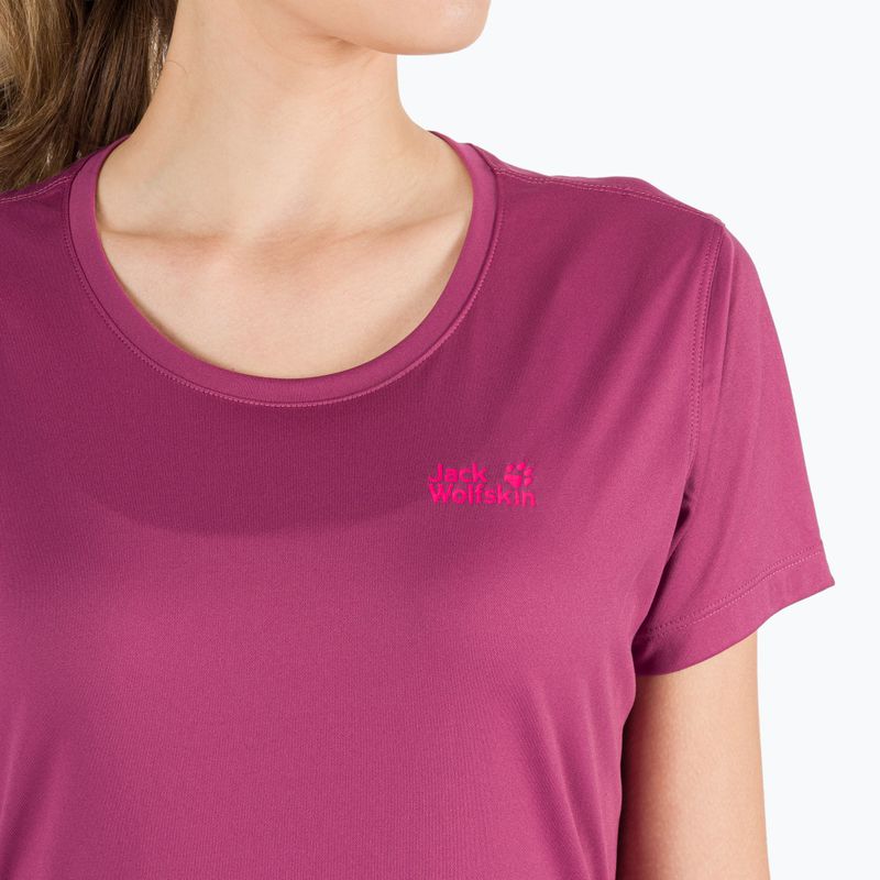 Jack Wolfskin Damen Trekking T-shirt Tech lila 1807121_2094 4