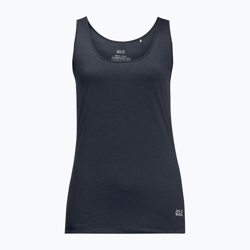 Jack Wolfskin Damen-Trekking-T-Shirt Pack & Go Tank navy blau 1807282_1010 5