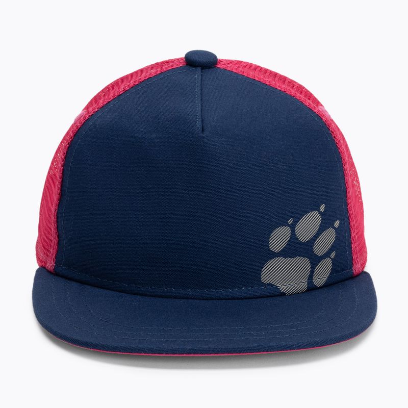 Jack Wolfskin Rib Paw Kinder Baseballmütze navy blau und rosa 1907641_1225 4