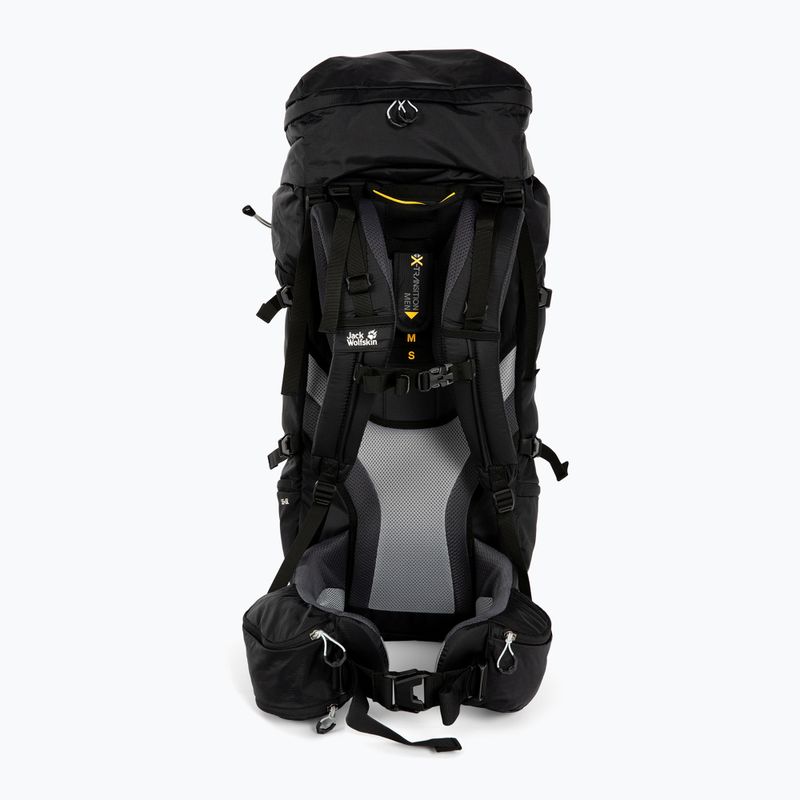 Jack Wolfskin Highland Trail 55 l Trekking Rucksack schwarz 2010091_6000 3