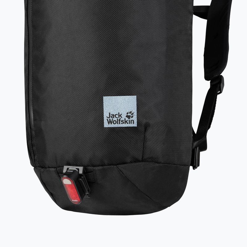 Jack Wolfskin Helsinki Rolltop 18 l ultra schwarzer Tagesrucksack 6