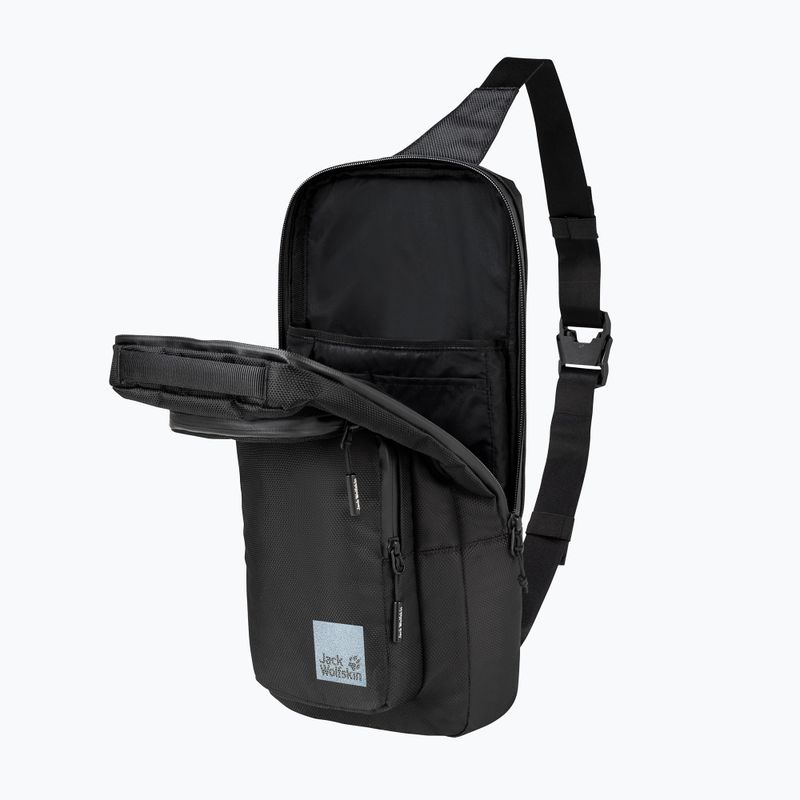 Jack Wolfskin Lyon Cross Over Umhängetasche 8 l ultra schwarz 4