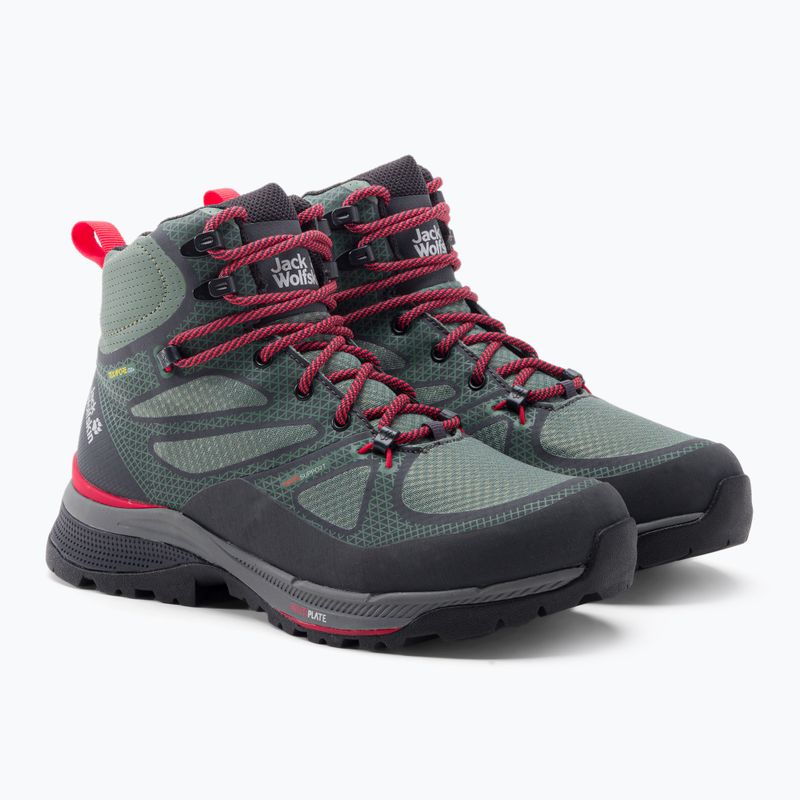Jack Wolfskin Force Striker Texapore Damen-Trekkingstiefel grün 4038871_4175 5