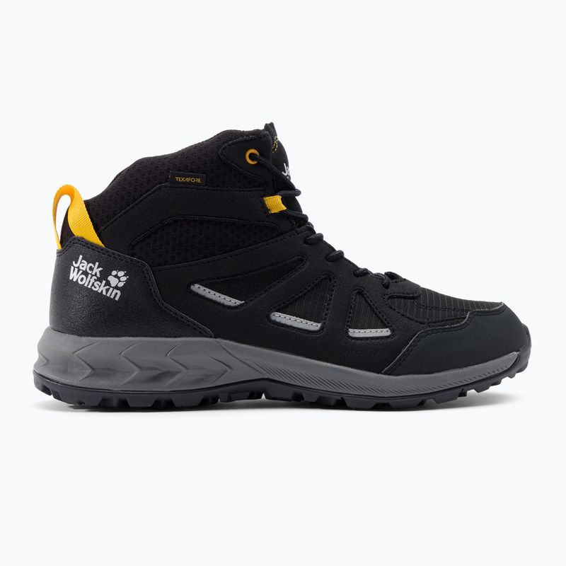 Jack Wolfskin Herren-Trekkingstiefel Woodland 2 Texapore Mid schwarz 4051261_6055 2