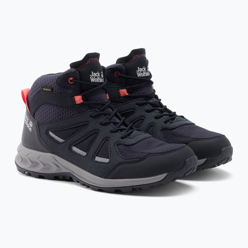 Jack Wolfskin Damen-Trekkingstiefel Woodland 2 Texapore navy blau 4051331_1207 5