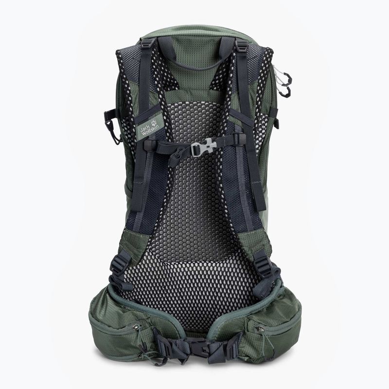 Jack Wolfskin Crosstrail ST 22 l grüner Wanderrucksack 2009562_4311 2