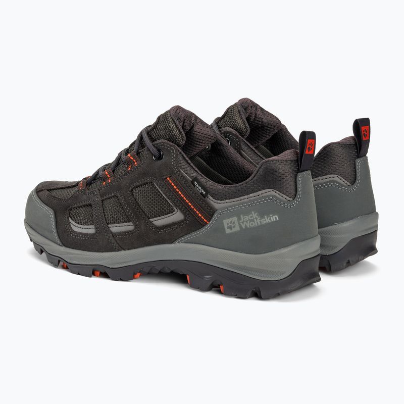 Jack Wolfskin Herren-Trekkingstiefel Vojo 3 Texapore Low grau/orange 3