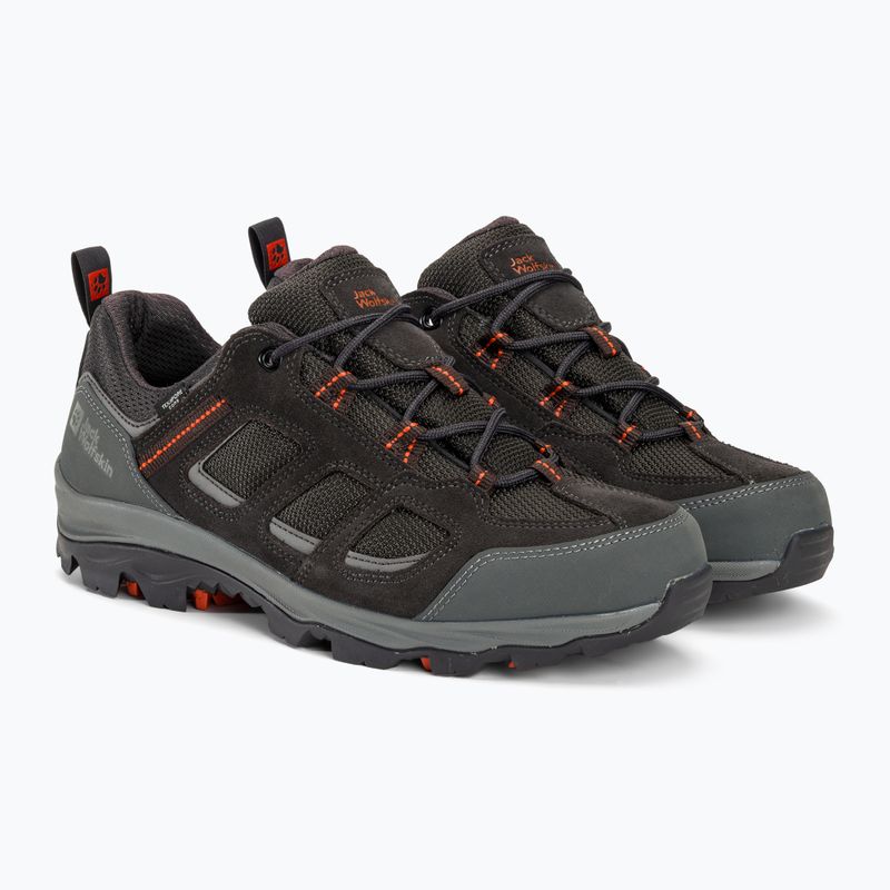 Jack Wolfskin Herren-Trekkingstiefel Vojo 3 Texapore Low grau/orange 4