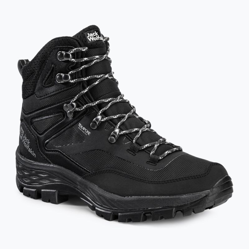 Jack Wolfskin Herren Rebellion Guide Texapore Mid Trekking Stiefel schwarz 4053791