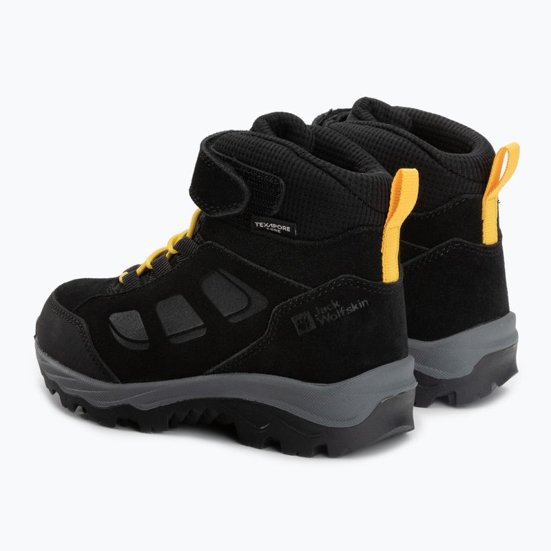Jack Wolfskin Vojo Lt Texapore Mid Kinder-Trekkingstiefel schwarz 4054021 3