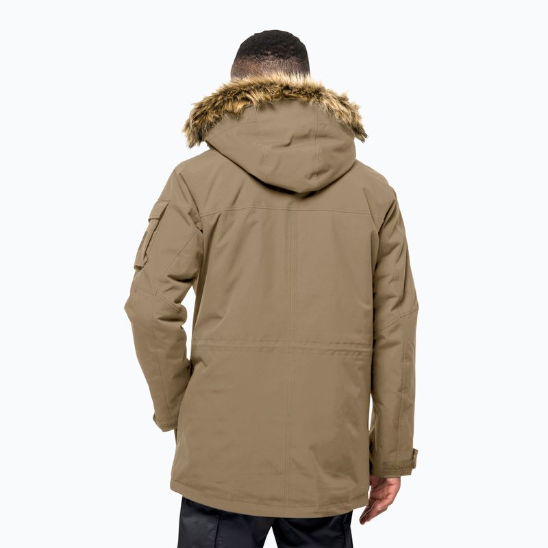 Jack Wolfskin Herren Daunenjacke Glacier Canyon Parka braun 1107674_5136 2