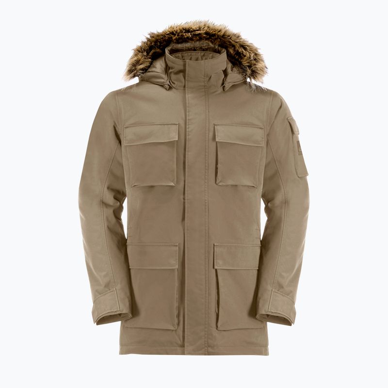 Jack Wolfskin Herren Daunenjacke Glacier Canyon Parka braun 1107674_5136 7