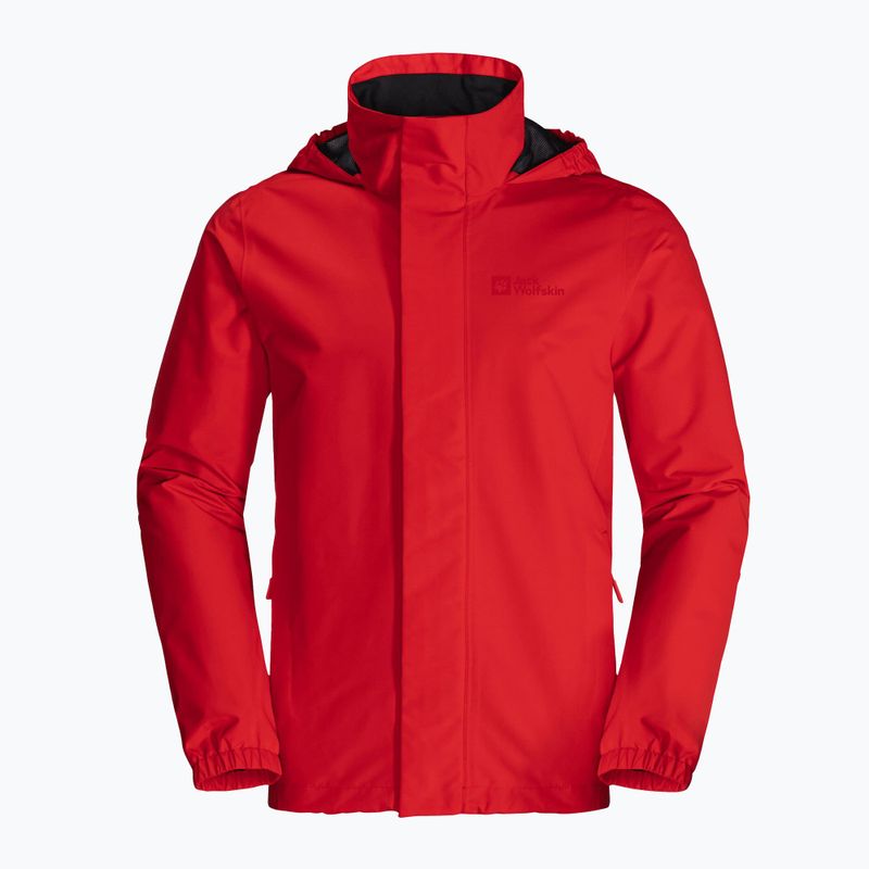 Jack Wolfskin Herren Stormy Point 2L Regenjacke rot 1111142_2206 8