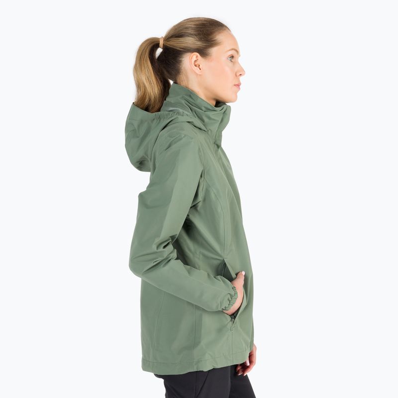 Jack Wolfskin Damen Stormy Point 2L Regenjacke grün 1111202_4311 3