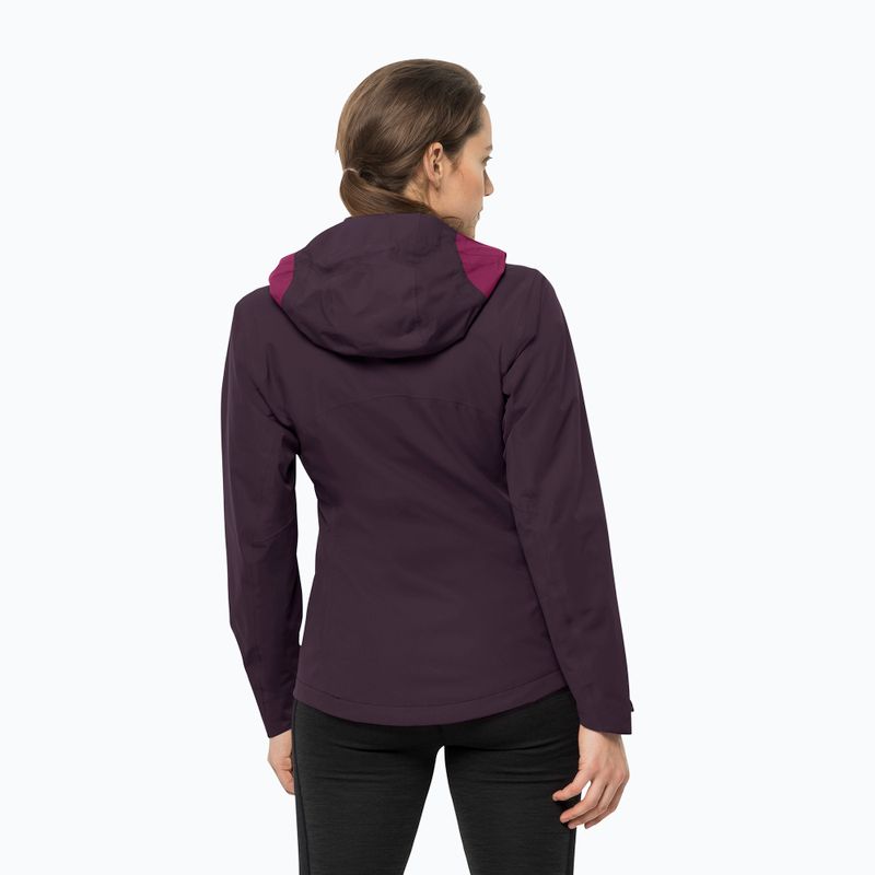 Jack Wolfskin Eagle Peak Damen Regenjacke lila 1113004_1014 2