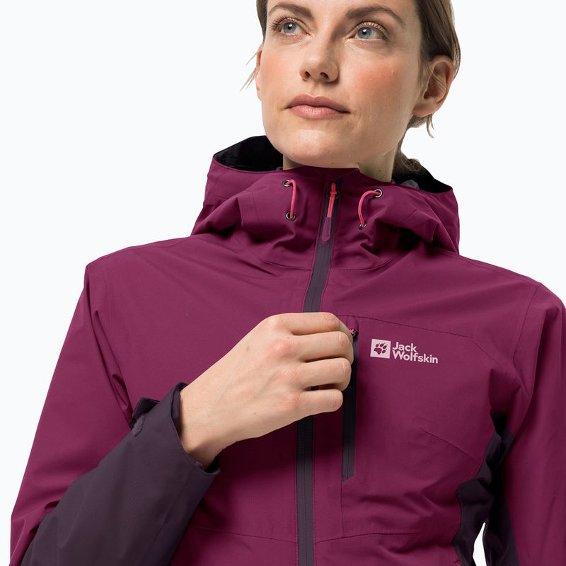 Jack Wolfskin Eagle Peak Damen Regenjacke lila 1113004_1014 3