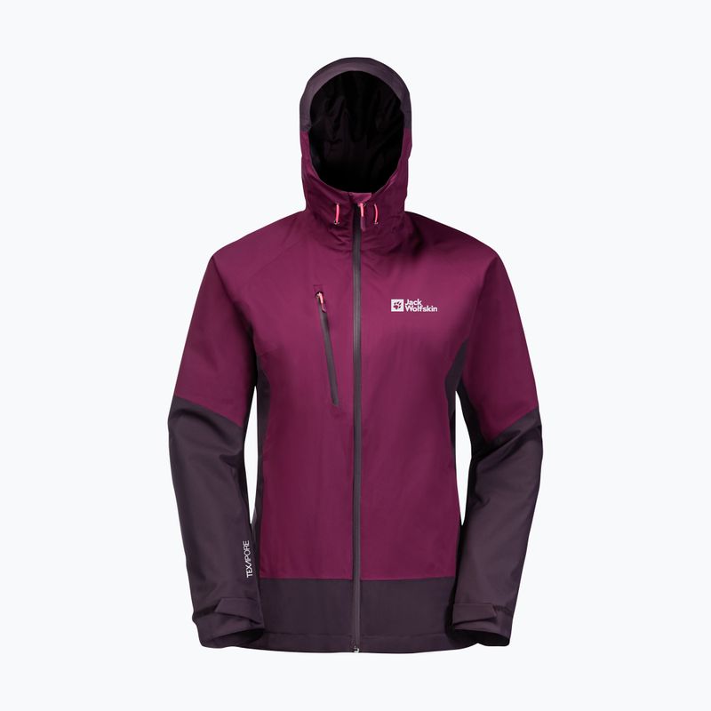 Jack Wolfskin Eagle Peak Damen Regenjacke lila 1113004_1014 7