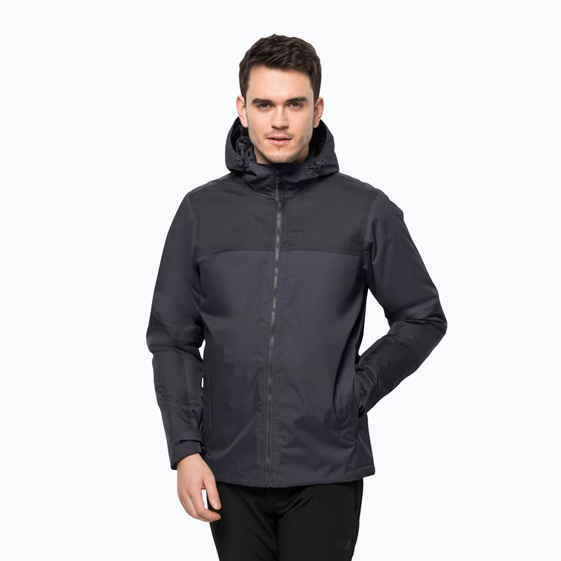 Jack Wolfskin Herren Daunenjacke Jasper Ins grau 1114321_6230