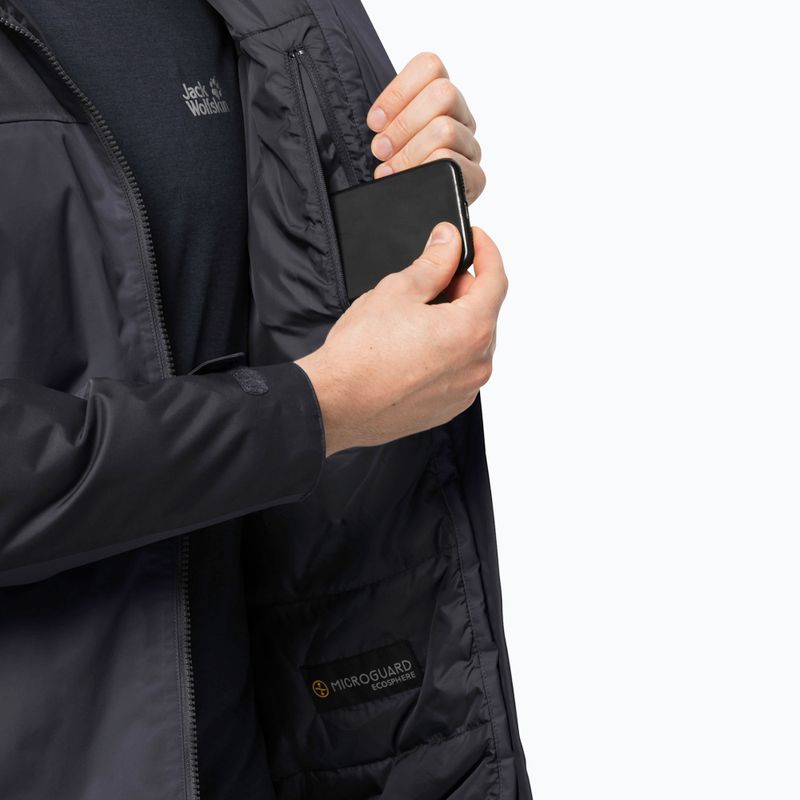 Jack Wolfskin Herren Daunenjacke Jasper Ins grau 1114321_6230 4
