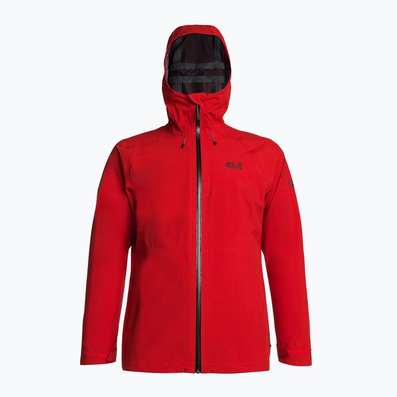 Jack Wolfskin Herren Highest Peak Regenjacke rot 1115131_2206 4