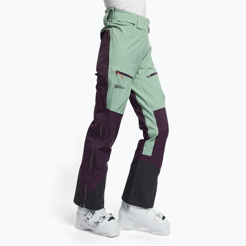 Jack Wolfskin Damen Alpspitze 3L Skihose grün 1115211 3