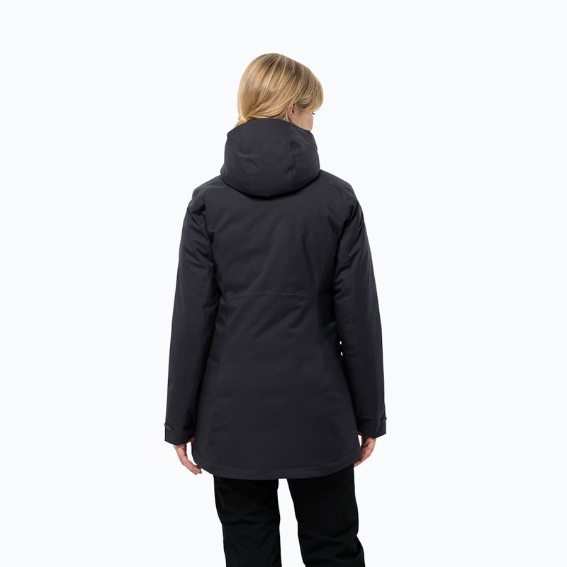 Jack Wolfskin Damen Winterjacke Stirnberg Ins schwarz 2