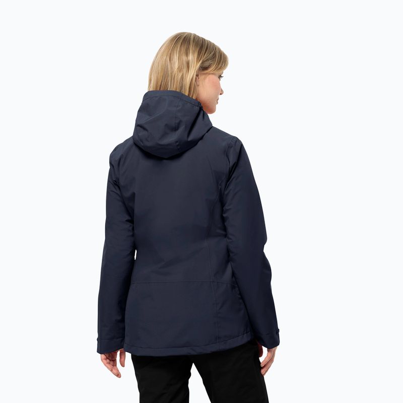 Jack Wolfskin Women's Moonrise 3In1 Jacke Nachtblau 2