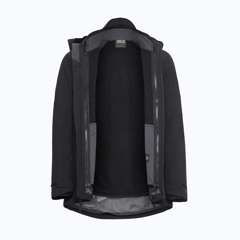 Damen 3in1 Jack Wolfskin Moonrise 3In1 Jacke schwarz 15