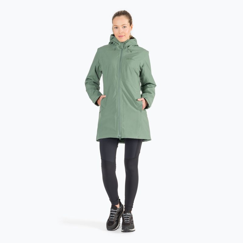 Jack Wolfskin Damen Daunenjacke Heidelstein Ins grün 1115681_4311 2