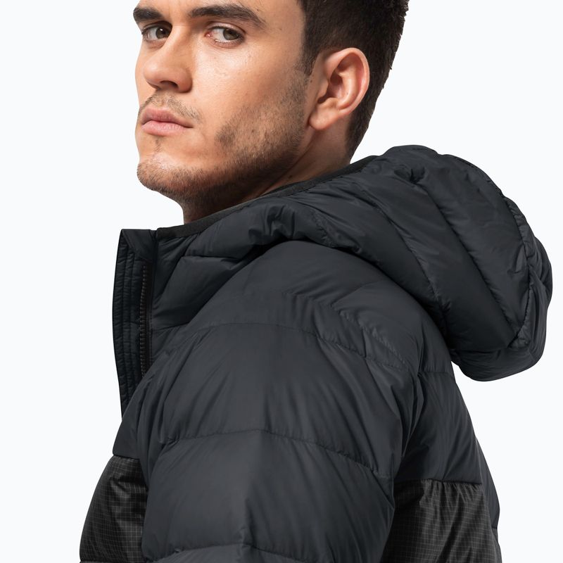 Jack Wolfskin Herren Daunenjacke Dna Tundra Down Hoody schwarz 1206612_6350_006 3