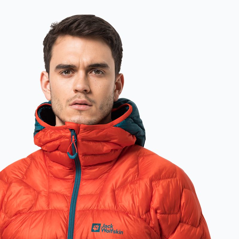 Jack Wolfskin Herren Alpspitze Down Hoody Skit Jacke orange 1206771_3017 3