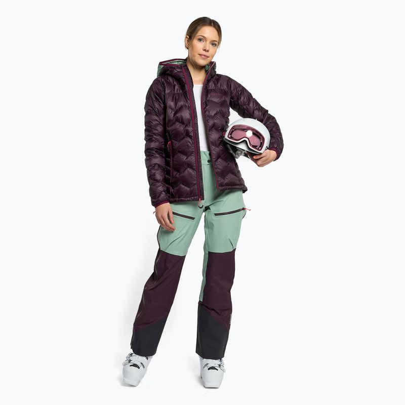 Jack Wolfskin Damen Alpspitze Down Hoody Skijacke lila 1206791_2042 2