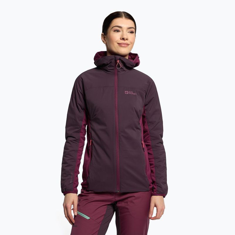 Jack Wolfskin Damen Skijacke Alpspitze Ins Hoody lila 1206801_2042