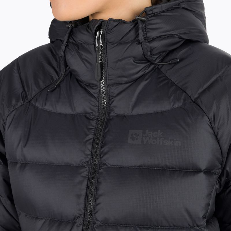 Jack Wolfskin Damen Daunenjacke Nebelhorn Down Hoody schwarz 1207091_6000 6