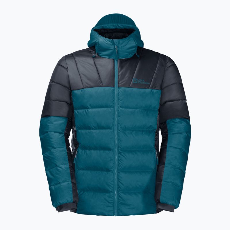 Jack Wolfskin Herren Daunenjacke Nebelhorn Down Hoody blau 1207141_4133 6