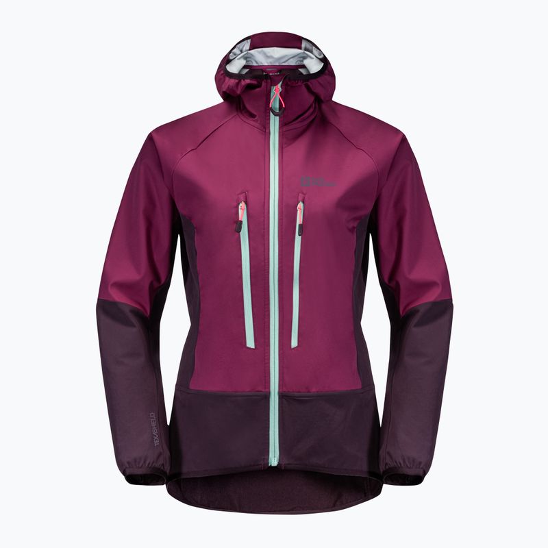 Jack Wolfskin Alpspitze Hoody Damen Skijacke lila 1307391_1014 9