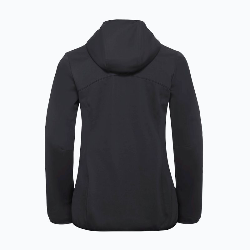 Damen Softshell-Jacke Jack Wolfskin Windhain Hoody schwarz 9