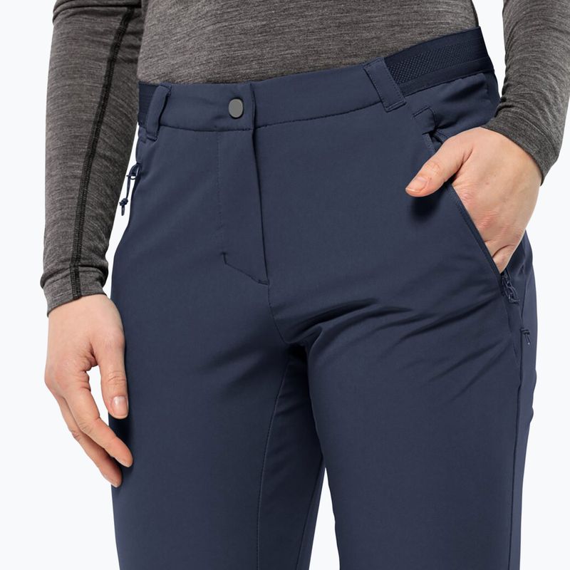 Jack Wolfskin Damen Softshellhose Geigelstein Slim Nachtblau 3